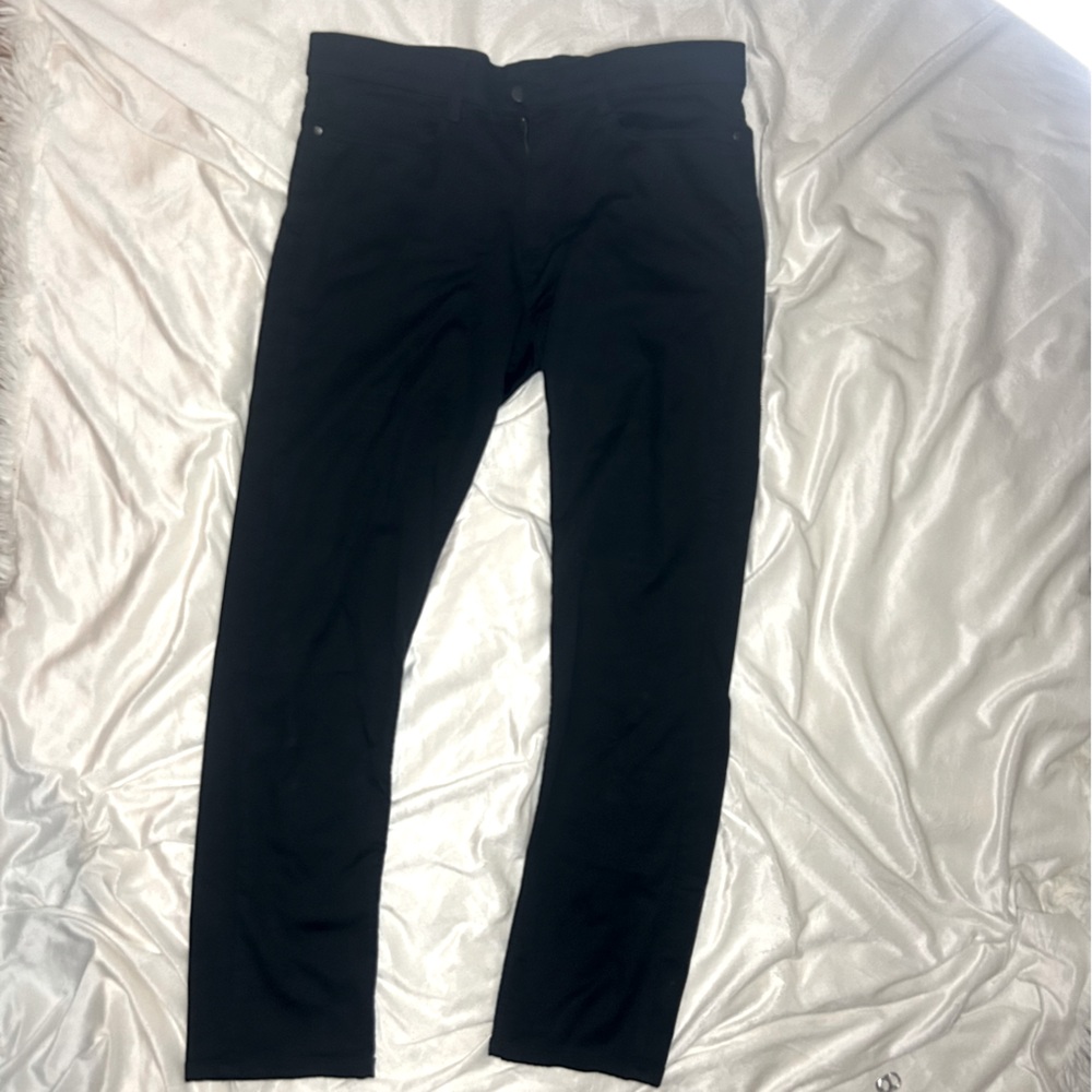 Men’s copper oak jeans 34”x32” slim fit stretchy black straight fit